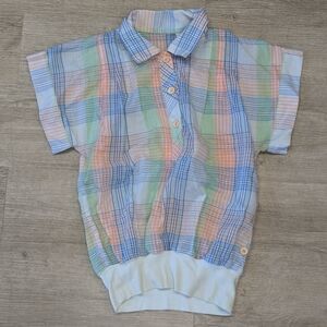 Rate Vintage Pastel Plaid Shirt